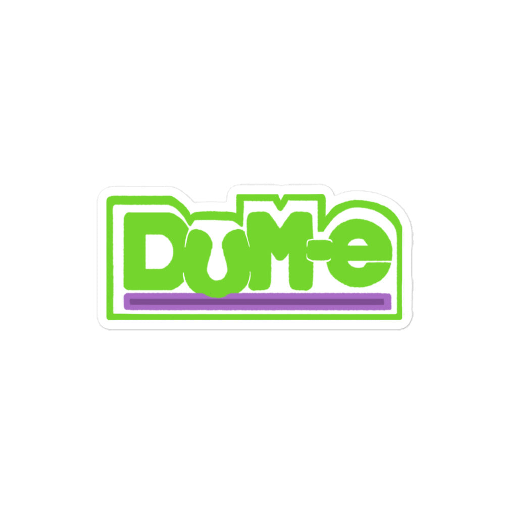 Dum-E ’Organic’ Produce Logo Sticker - 4″×4″ - Sticker