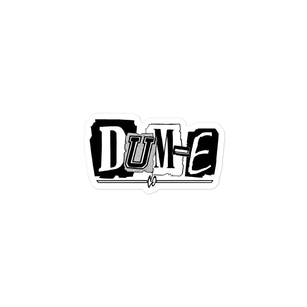 Dum-E Co. Ransom Note stickers - 3″×3″ - Sticker