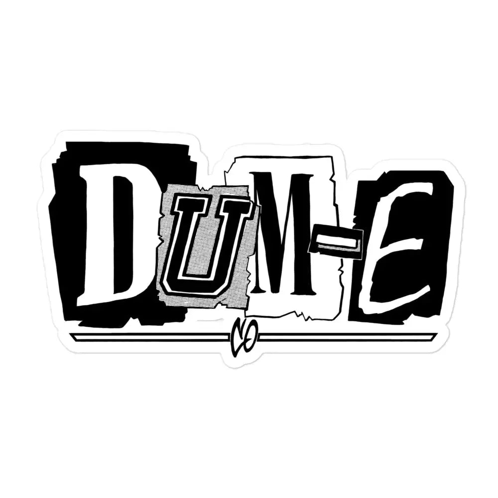 Dum-E Co. Ransom Note stickers - 5.5″×5.5″ - Sticker