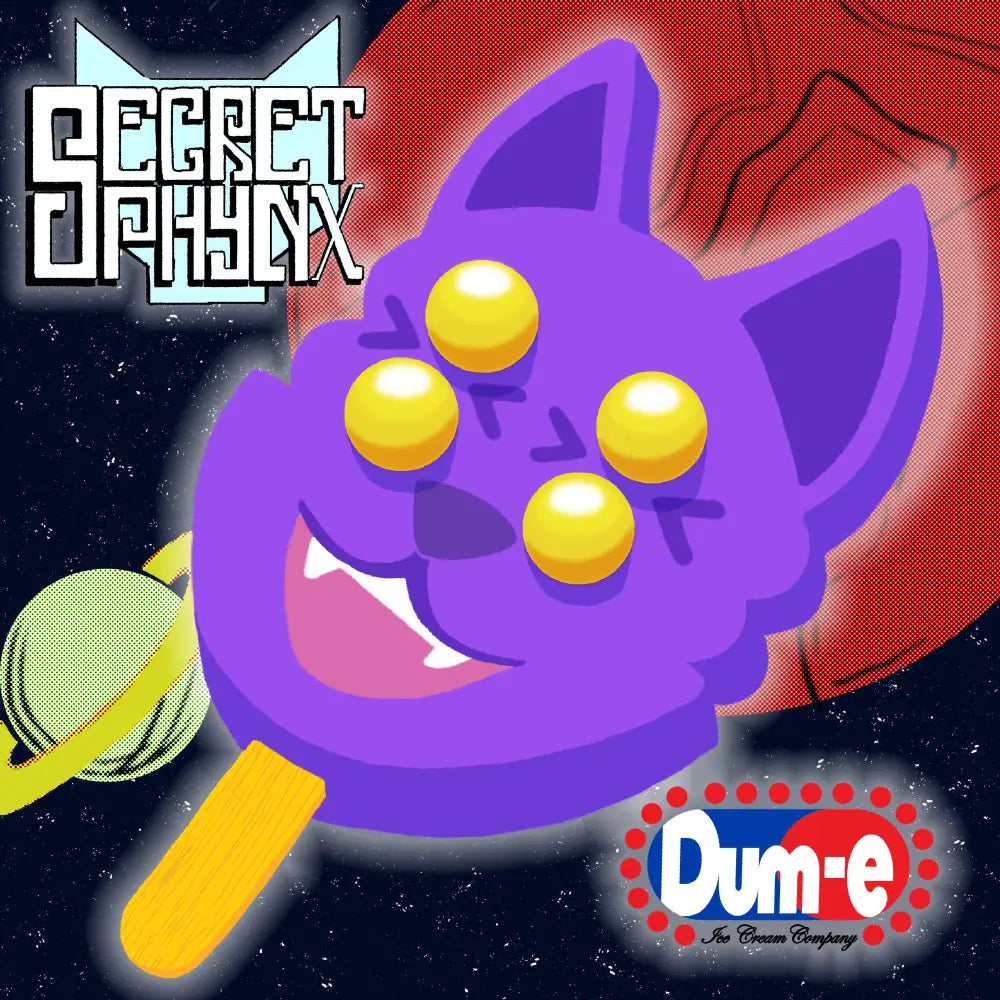 Secret Sphynx the Ice Cream Bar! - Sticker